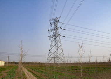 Tour en acier d'angle de l'acier doux ASTM A36 230KV pour le type de câble électrique de transmission