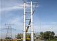 750KV Steel Tubular Tower Hot Dip Galvanized / Painted Surface For Power Transmission Line
