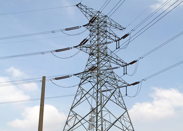 Tour de structure métallique d'ASTM A572, 10 - tour de puissance 750KV à haute tension
