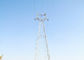 HDG Transmission Line Steel Towers , 10 - 1000KV Lattice Angle Steel Tower